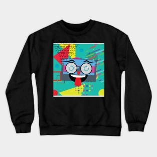 Colorful Design Camera - Zine Culture Crewneck Sweatshirt